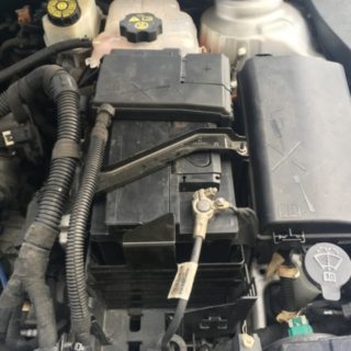 battery after installation is completed