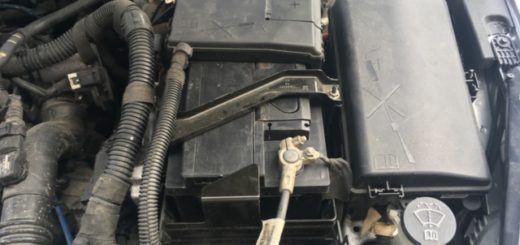 battery after installation is completed