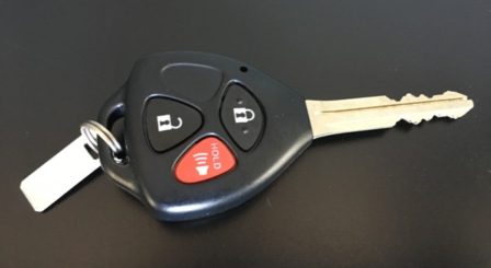 Toyotas key fob and remote control