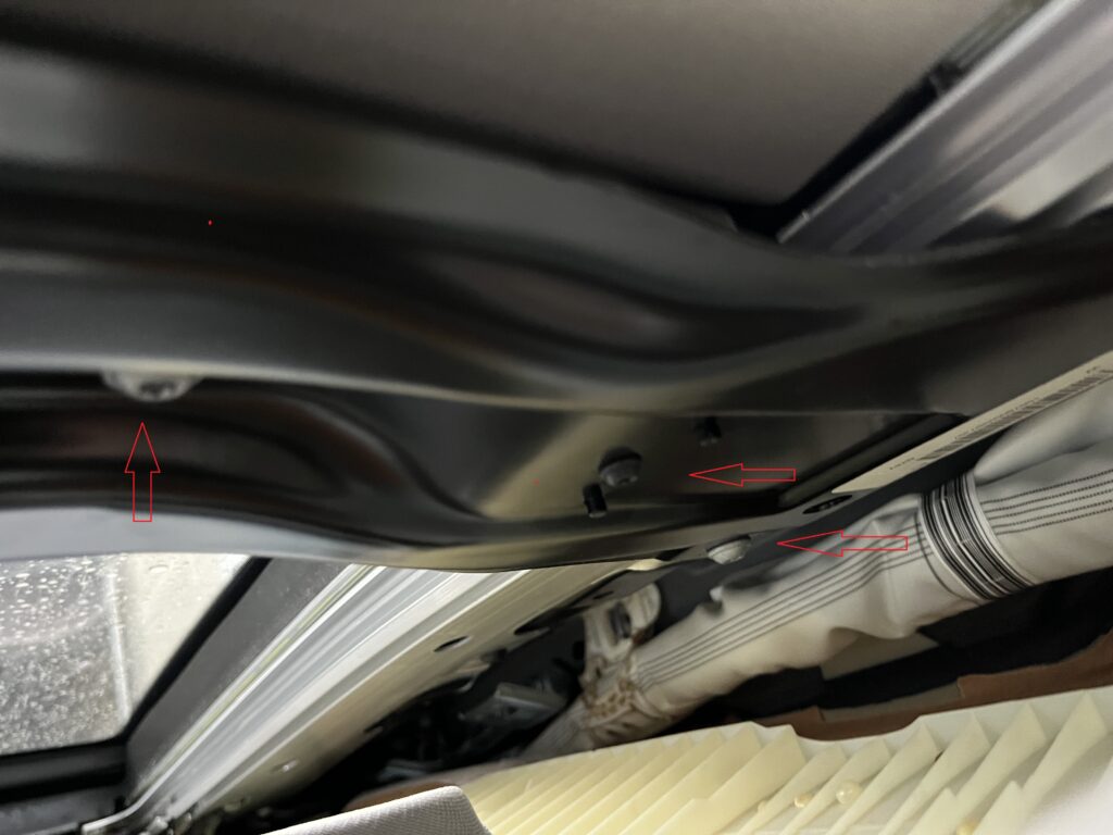 Mercedes Benz Sunroof Screws